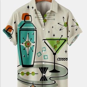 Brand new men’s retro style bowling shirt